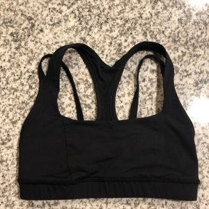 Black Lululemon sports bra size 4